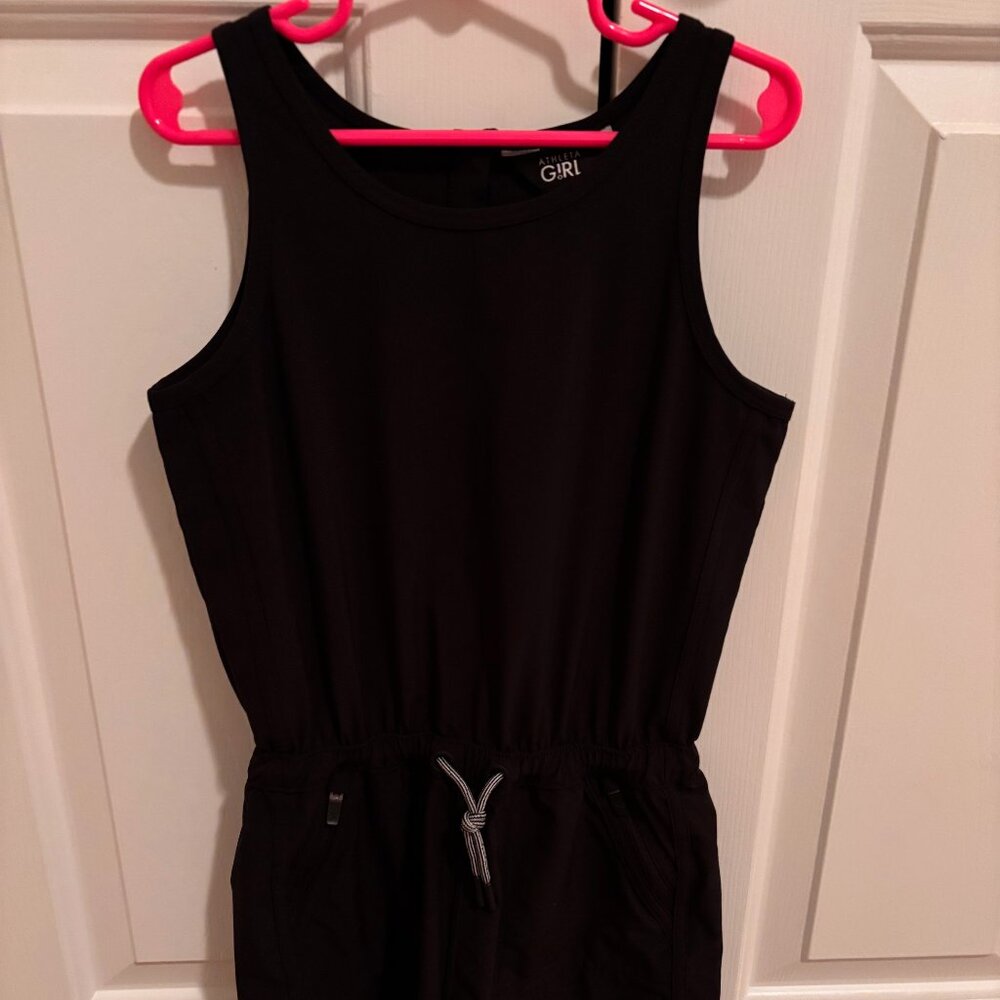Girls Athleta Shorts Romper ~ Black ~ Size 7